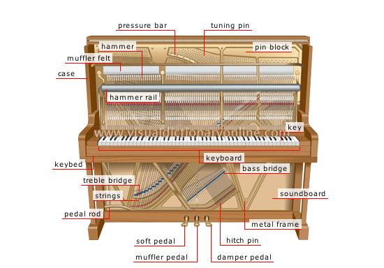 Các chi tiết và bộ phận của đàn Piano Roland