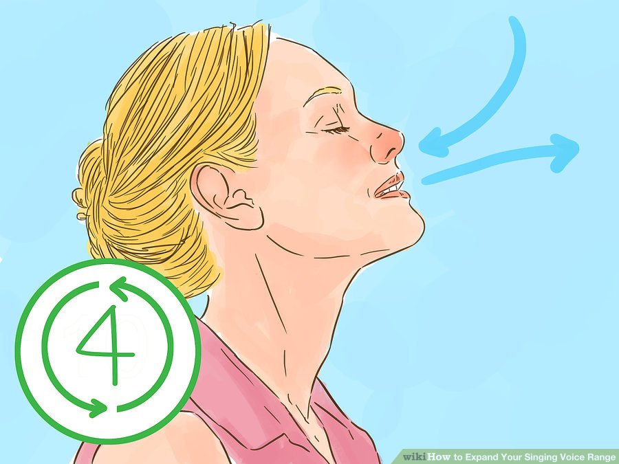 Hít thở đúng cách khi đang hát