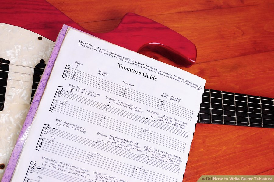 Hướng dẫn cách viết Tab (Tablature) Guitar