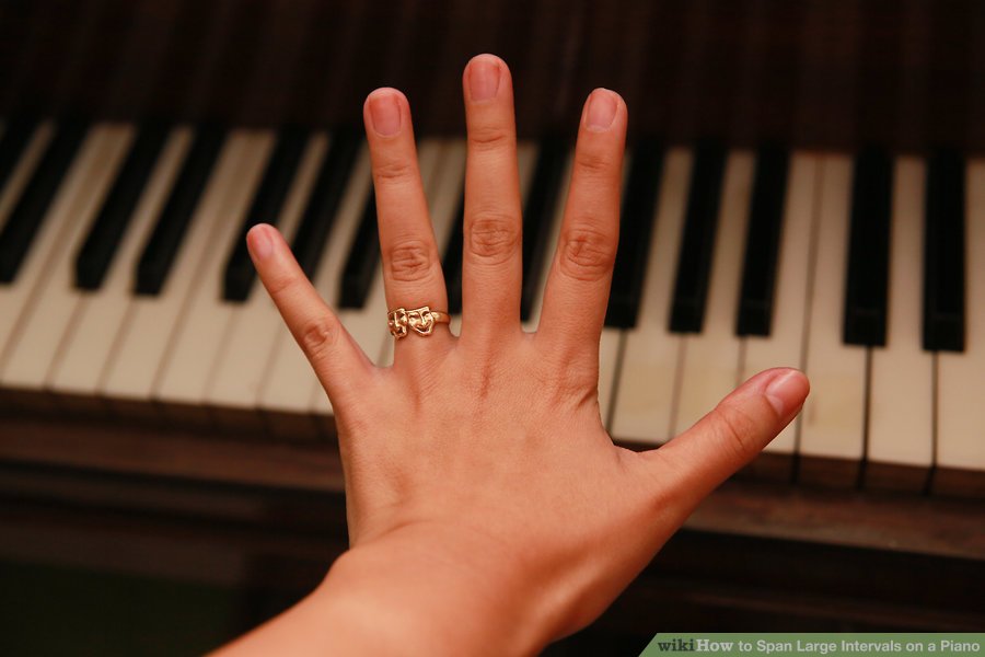 Làm sao để xòe tay thật rộng trên Piano