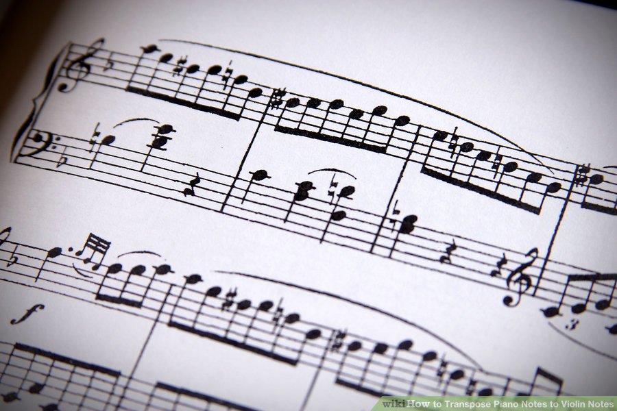 Hướng dẫn chuyển đổi các nốt Piano thành các nốt Violin