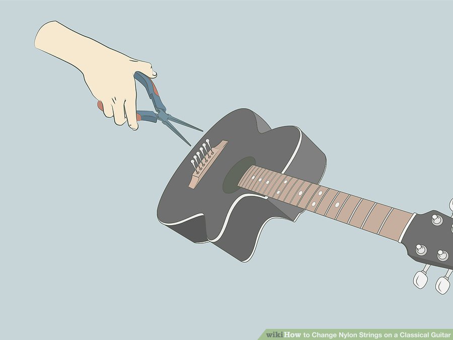 Các bước thực hiện thay dây Nylon trên đàn Guitar Classical
