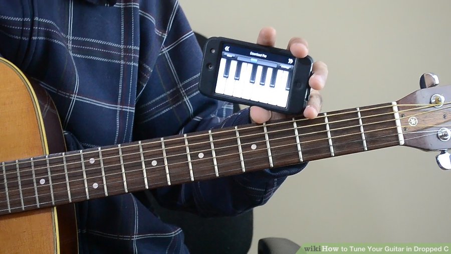 Cách điều chỉnh dây đàn Guitar về Drop C