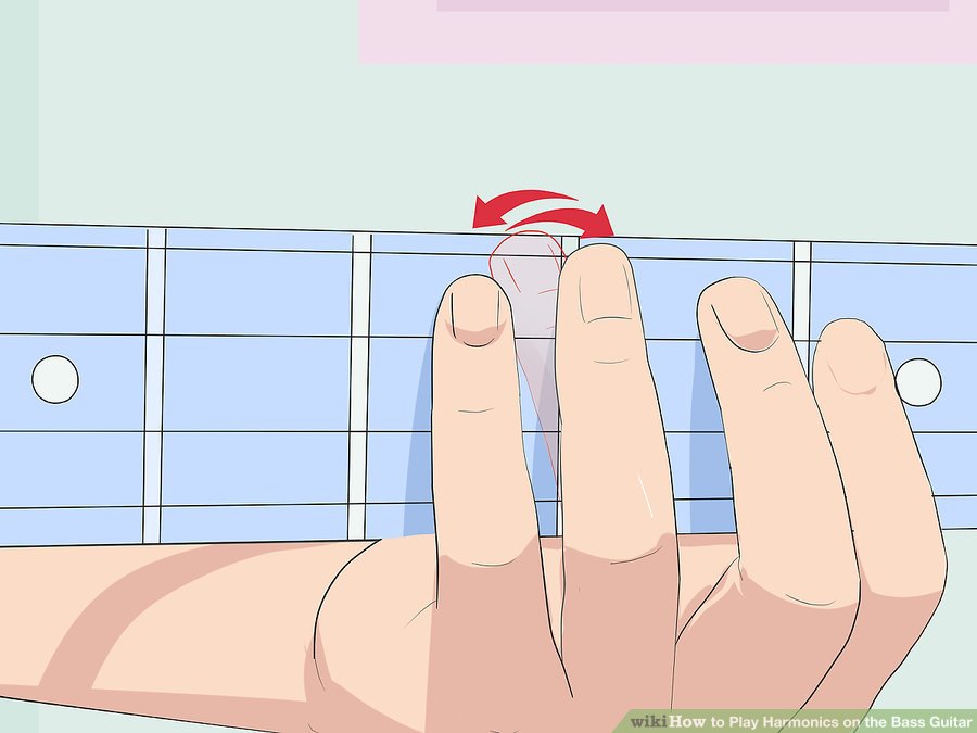 Luyện tập cách nhả dây khi chơi Guitar Bass với kỹ thuật Harmonics