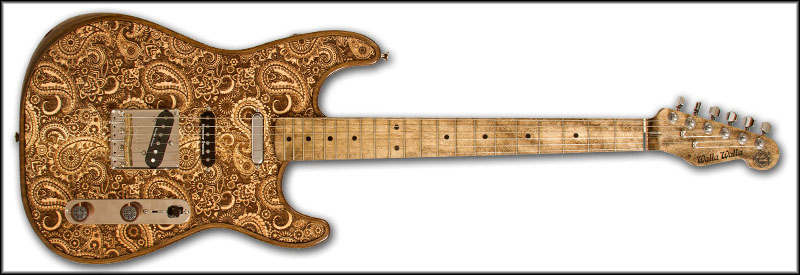 Đàn Guitar Lazer với nhiều thiết kế độc đáo dành cho người dùng.