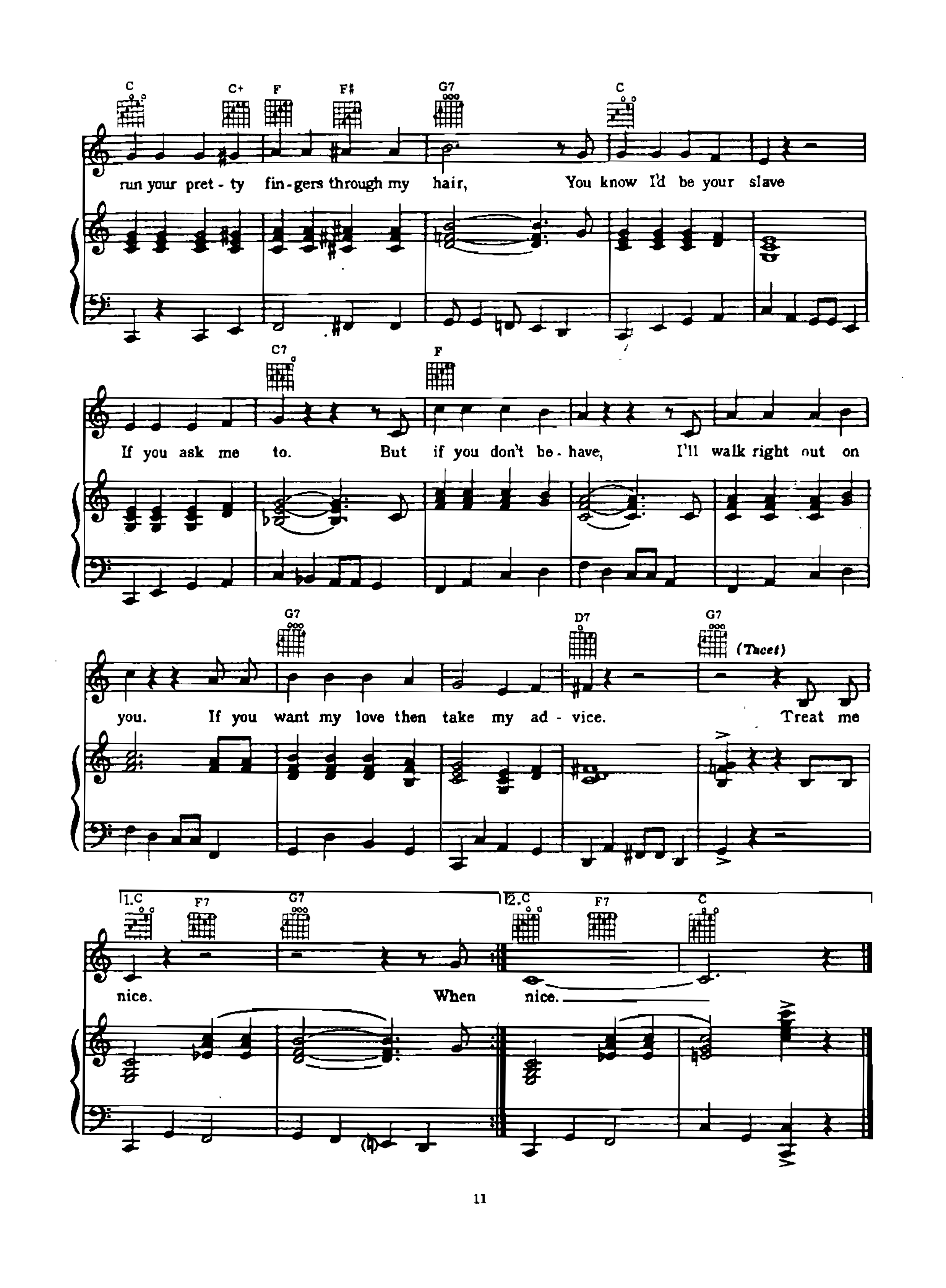 page_000011 Chia sẻ: Elvis Presley với các ca khúc nổi tiếng soạn cho Piano và Guitar Treat me Nice