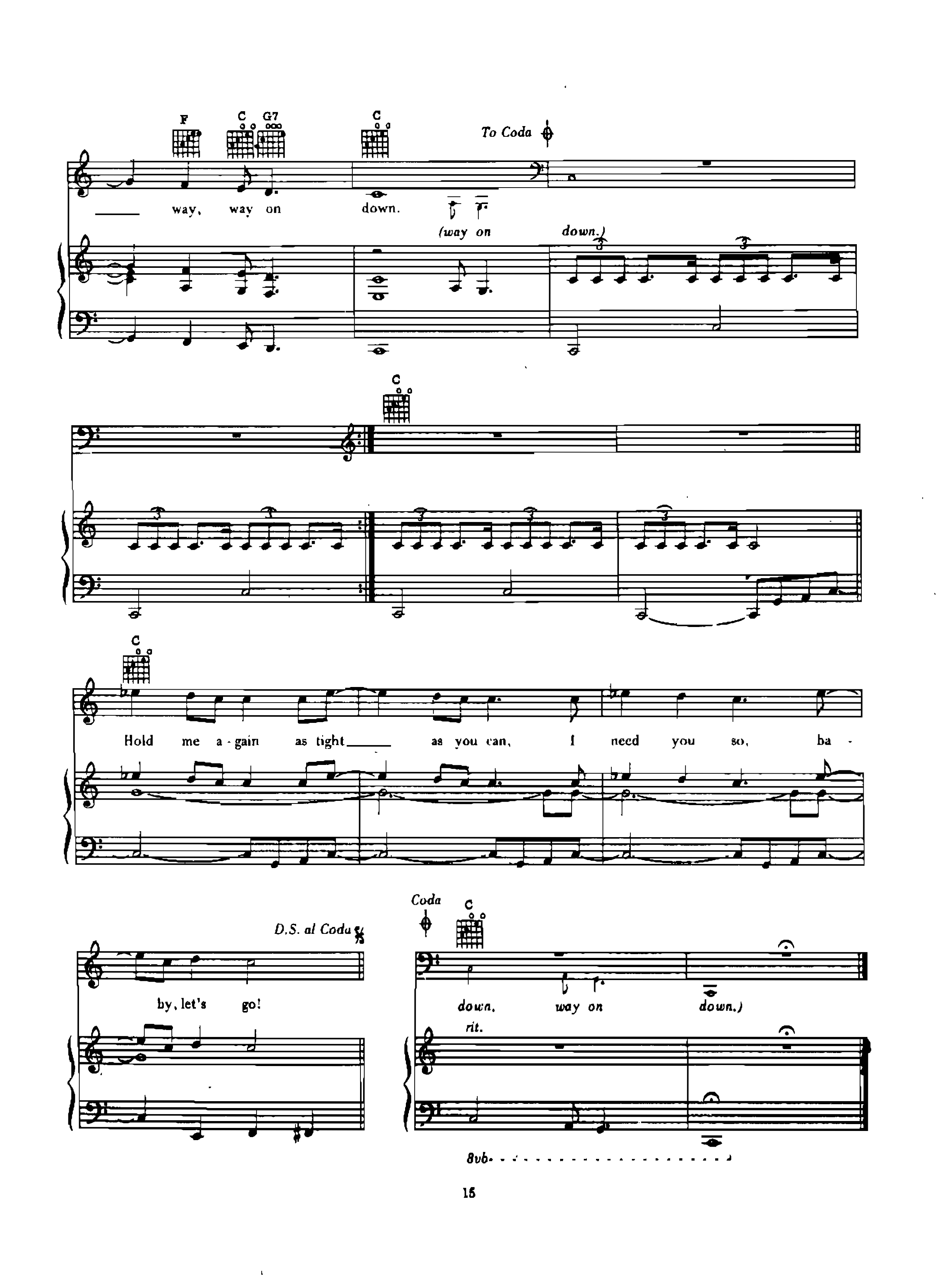 page_000015 Chia sẻ: Elvis Presley với các ca khúc nổi tiếng soạn cho Piano và Guitar way down