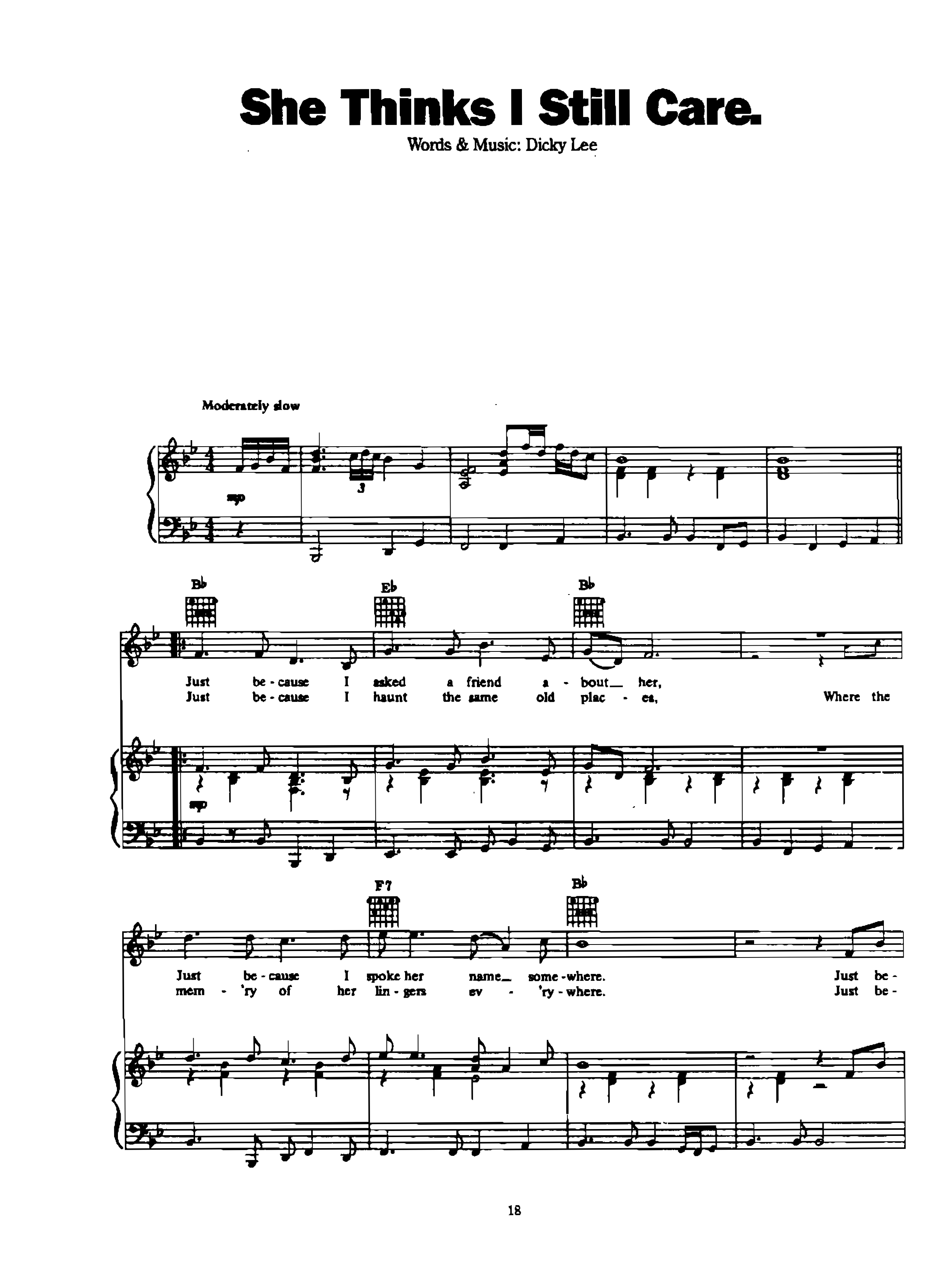 page_000018 Chia sẻ: Elvis Presley với các ca khúc nổi tiếng soạn cho Piano và Guitar she thinks i still care