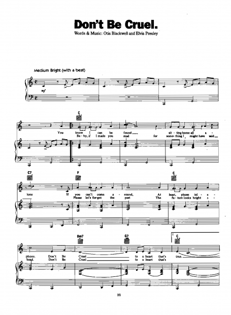 page_000033-455x620-1 Chia sẻ: Elvis Presley với các ca khúc nổi tiếng soạn cho Piano và Guitar Don't be Cruel