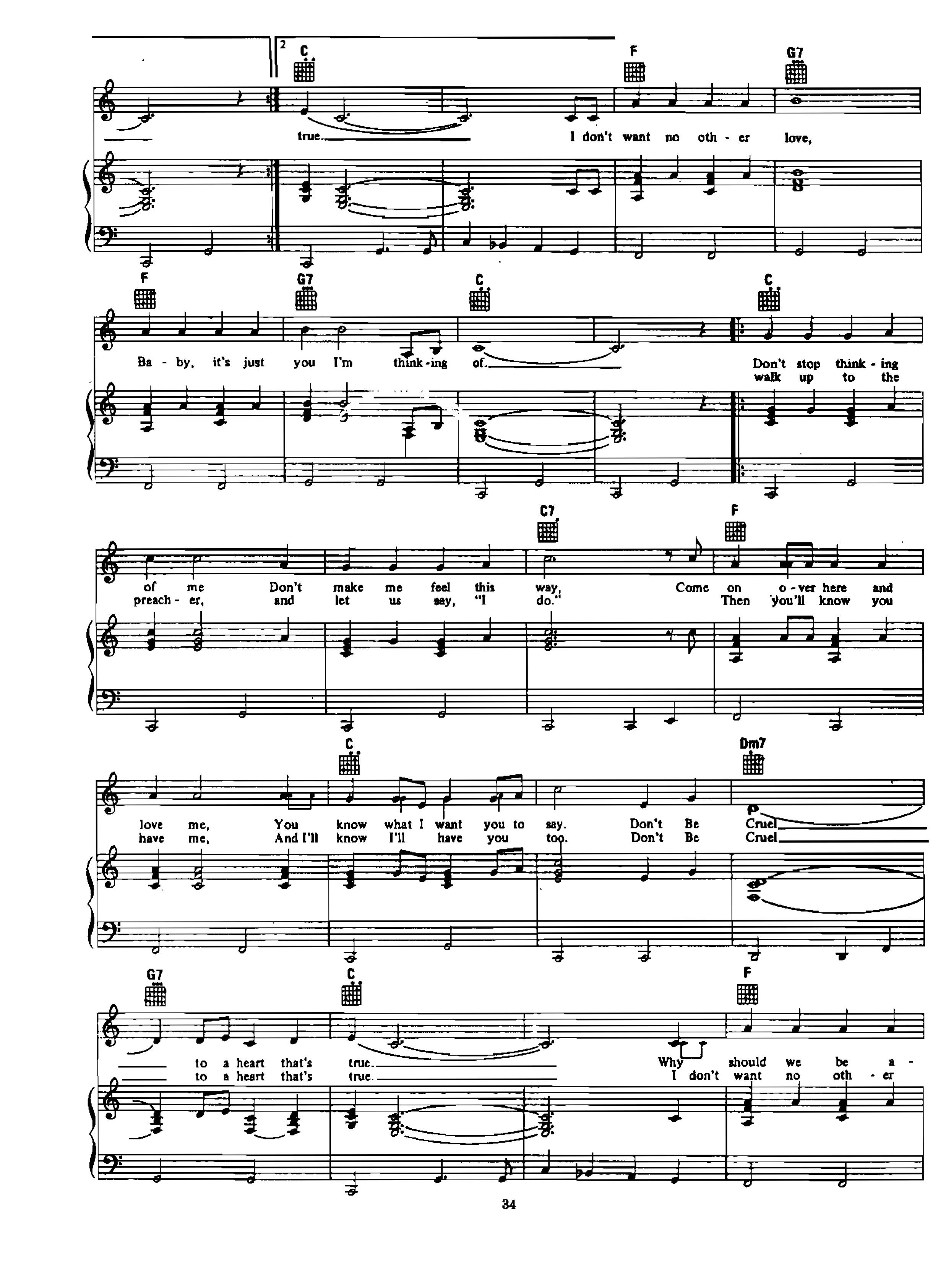 page_000034 Chia sẻ: Elvis Presley với các ca khúc nổi tiếng soạn cho Piano và Guitar Don't be Cruel