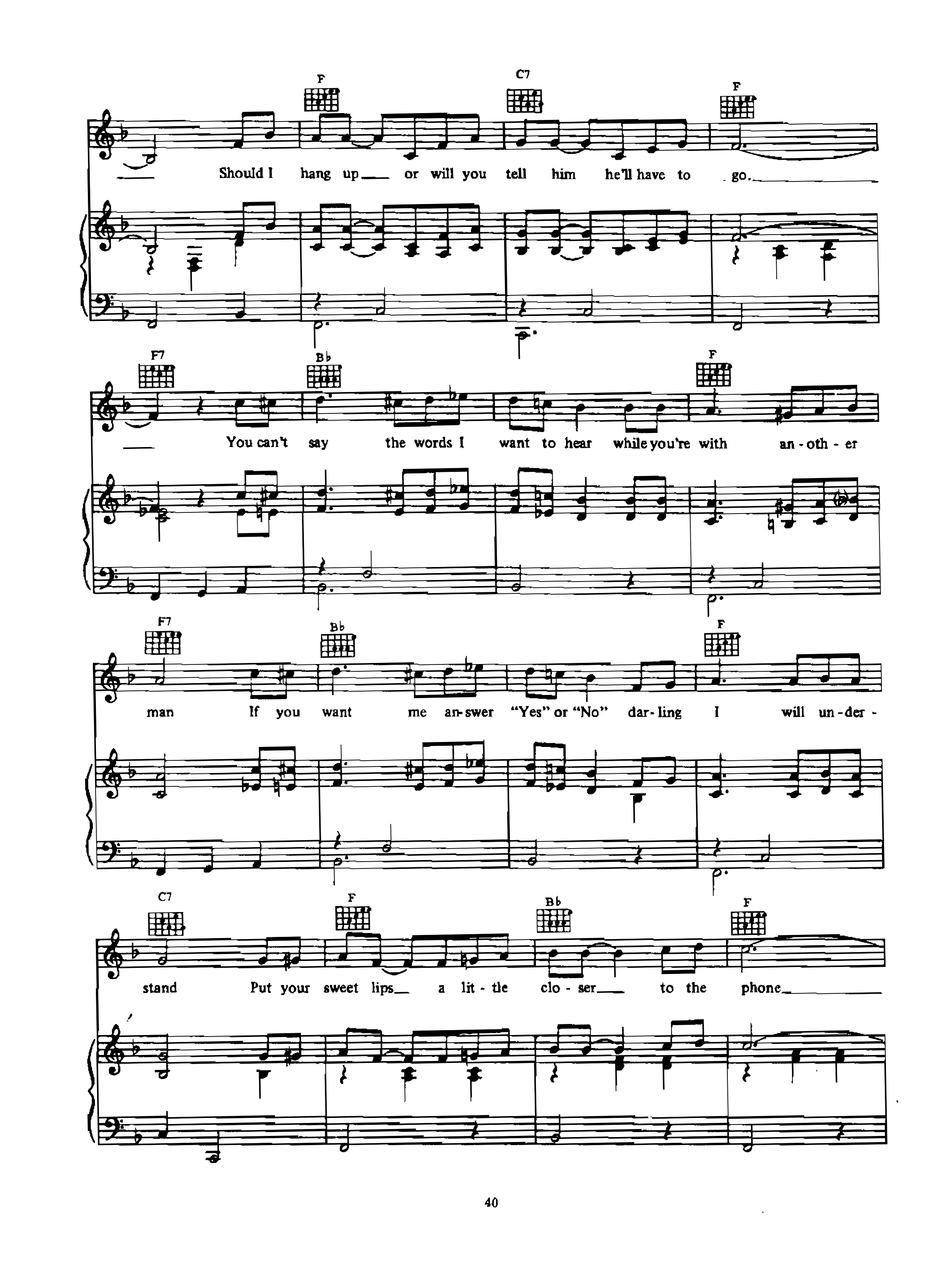 page_000040 Chia sẻ: Elvis Presley với các ca khúc nổi tiếng soạn cho Piano và Guitar He'll have to go