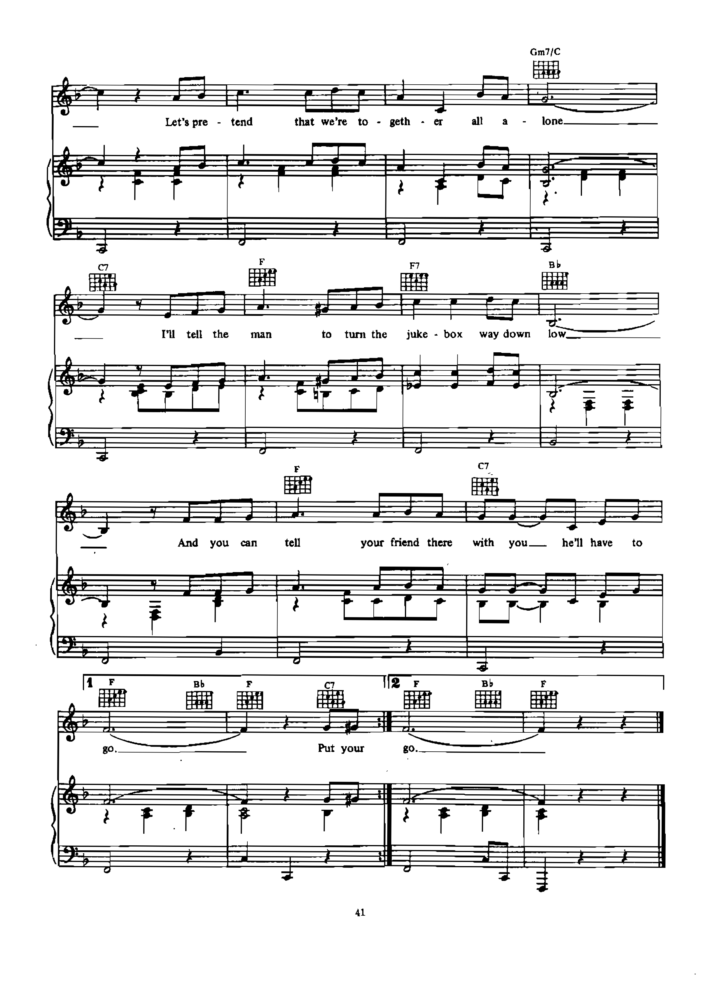 page_000041 Chia sẻ: Elvis Presley với các ca khúc nổi tiếng soạn cho Piano và Guitar He'll have to go