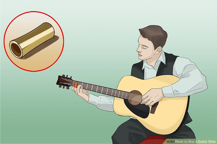 Hãy chọn loại slide guitar bằng đồng hoặc hợp kim nhẹ để có được âm thanh ở giữa 2 mức thủy tinh và kim loại