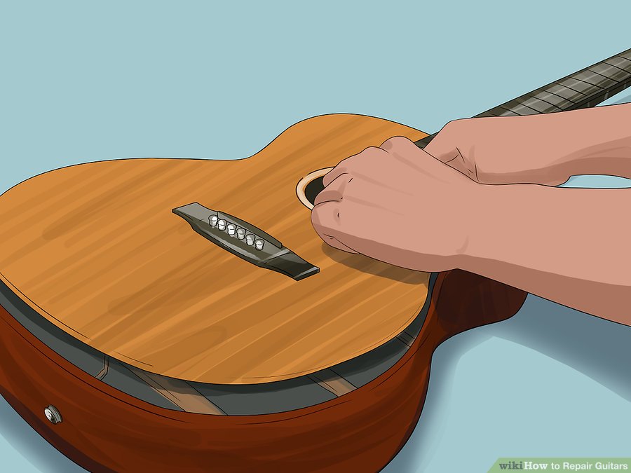 Sửa các mặt trên thân đàn Guitar