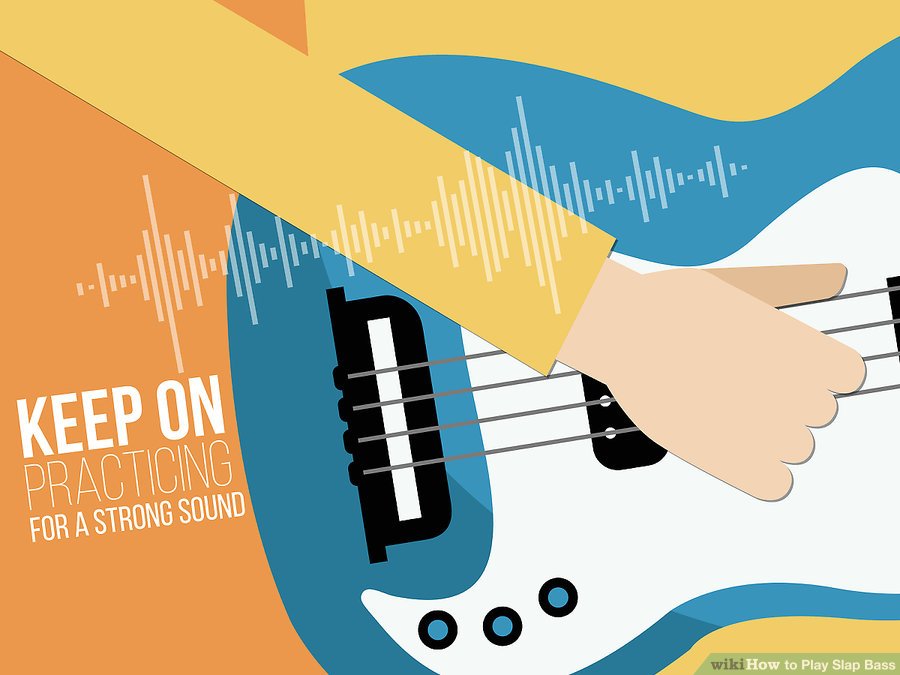 Tiếp tục luyện tập slap trên dây buông cho tới khi bạn tạo nên âm slap thích hợp