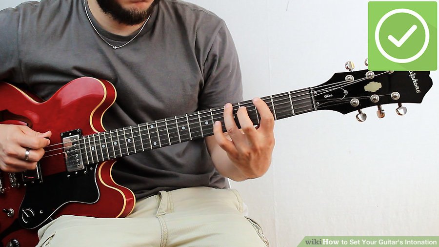 thuc-hanh-dieu-dan-guitar Lặp lại các bước trên như hướng dẫn cho mỗi dây bằng bộ tinh chỉnh nhạc cụ một cách thường xuyên.