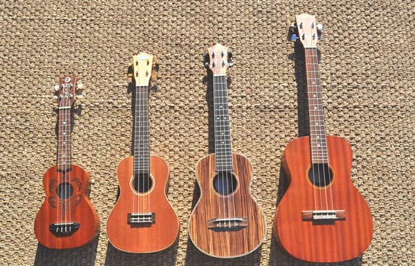 4 loại đàn Ukulele: Soprano, Concert, Alto-Tenor, Baritone 4 loại đàn Ukulele: Soprano, Concert, Alto-Tenor, Baritone